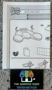 Guitar Hero Drum Set | PlayStation PS2 PS3 | Quick Start Guide Manual NEW - Picture 1 of 3