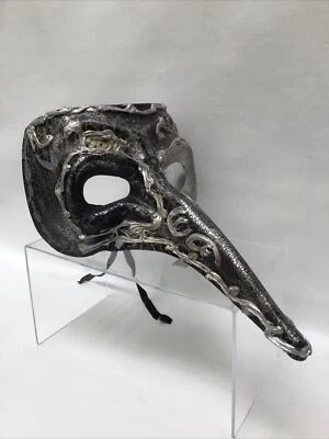 Men's Venetian Masquerade Long Nose Mask Vintage Style Costume Mask Read Descr.. - Image 1 of 4