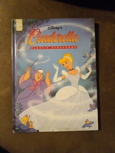 Vintage 1998 Disney's Cinderella Classic Storybook Hardcover Mouse Works Great - Picture 1 of 3