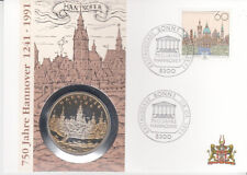 Numisbrief Germany 750 Years Hanover 1991