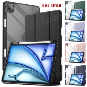 Smart Case Cover For iPad 10/9/8/7/6/5th Gen Air 4/5/6 Pro 11 with Pencil Holder - Picture 1 of 44
