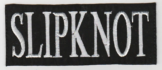 SLIPKNOT     PATCH   ECUSSON  Patch thermocollant   blanc - Photo 1/1