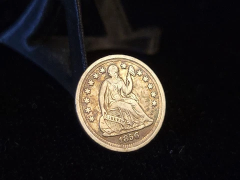 1856 Seated Liberty Half Dime | Gorgeous Sharp Old US Type Coin | See Pics Cover