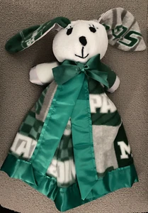 MSU Michigan State Spartans Football Snuggle Buddy Baby Plüsch - Bild 1 von 10