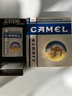 Vintage 1999 Camel Lights Chrome Zippo Lighter New W/ Matching Collectible Tin