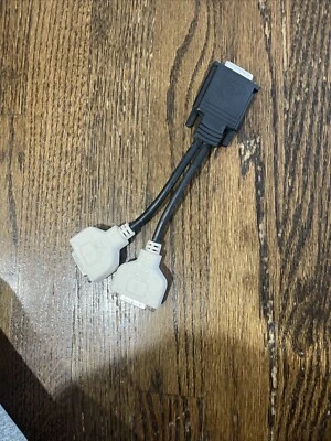 Molex DMS-59 to Dual 2 DVI Splitter Adapter Cable Lead HP Dell Monitor | REF:T82 - Image 1 of 3