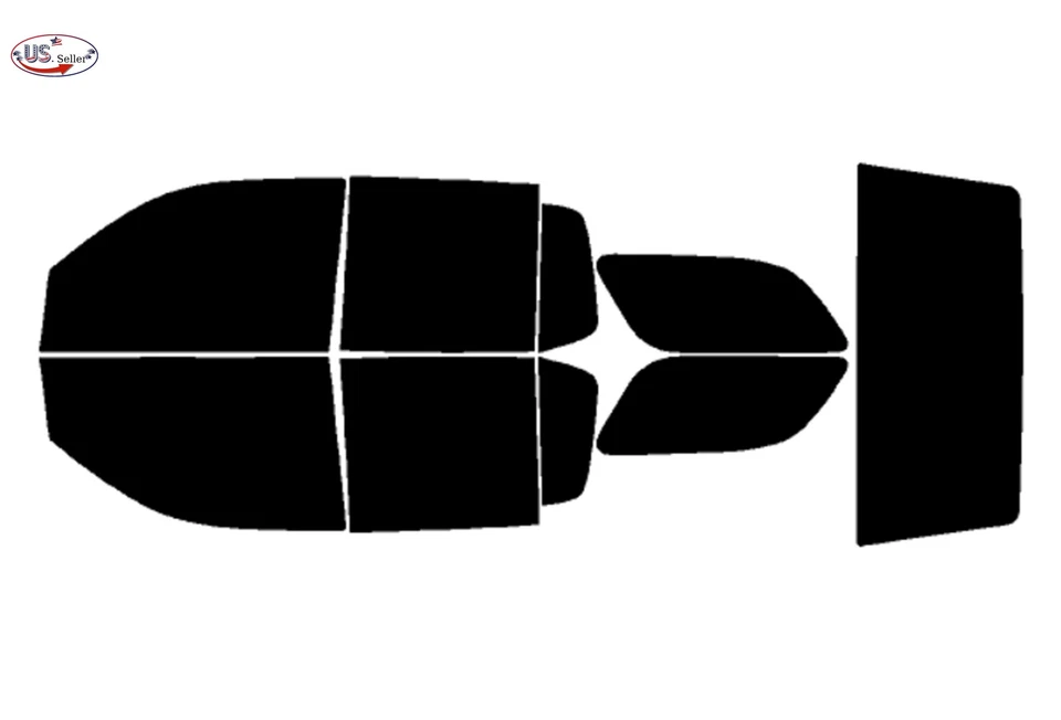 Kit de película de tinte de ventana de 2 capas precortada personalizada computarizada para GMC Envoy XUV 2004-2006 Foto 1 de 4