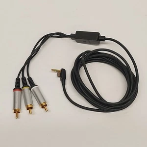 Sony PSP 2000/3000 AV Video RCA Cable to TV Tested Free Shipping - Picture 1 of 5