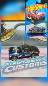 Hot Wheels Corvette Gasser ***Custom Pink Floyd W Spectraflame And Real Rider*** - Picture 1 of 3