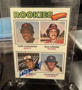 1977 Topps SIGNED Dale Murphy RC #476 “MINT” AUTO Atlanta Braves Rookie BEAUTY - Picture 1 of 7