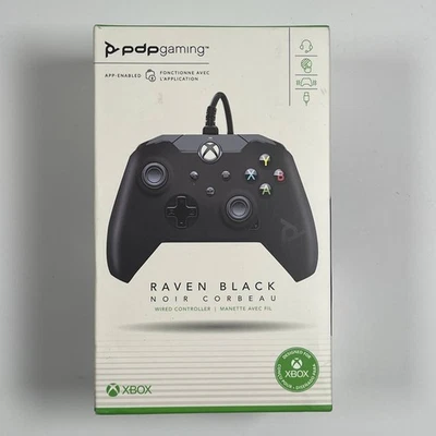 PDP Wired Controller for Xbox Series X|S, Xbox One, Windows 10/11 - Raven Black - Image 1 of 4