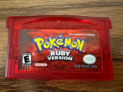Pokémon Ruby Version USA Authentic English GBA Cartridge w/ Jirachi Save Data - Image 1 of 4