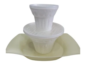 Juego de arreglos florales vintage TUPPERCRAFT blanco FLORALIER-Tupperware - Imagen 1 de 8