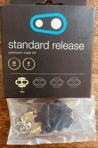 CrankBrothers Premium standard-release 6*-float 6-degree brass cleats kit; new! - Picture 1 of 1