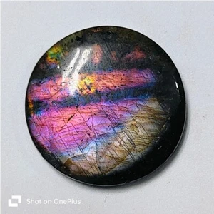 Piedra Espectrolita Arco Iris Labradorita Natural Cabujón Piedra Preciosa 46 Cts. ME-10456 - Imagen 1 de 4