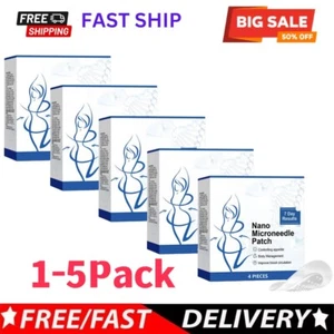 1-5X Nano-Microneedle Patch - 7 Days Results - Weight Burnning 4pcs/pack - Picture 1 of 20