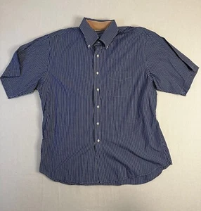 Donald Ross Men's Shirt Button Down Long sleeve Collared Blue Size L - Picture 1 of 7