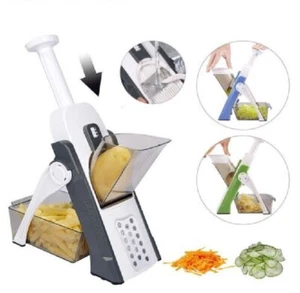 Vegetable Slicer Mandolin Kitchen Food Chopper Dicer Grater 4IN1 Assorted - Picture 1 of 5