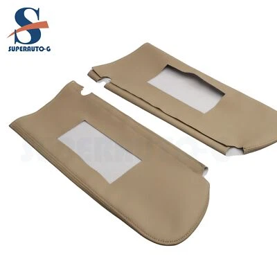 Beige Sun Shade Cover Left & Right for Chevy Suburban Tahoe Yukon 95-99 US - Image 1 of 4