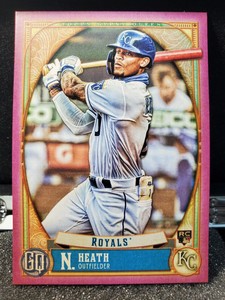 2021 Topps Gypsy Queen Nick Heath Rookie Card Mauve Parallel #d 15/75 Card No.73