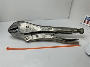 Petersen Dewitt Vise Grip 10R Locking Pliers - Straight Jaw, 9”, USA 🇺🇸 Orange - Picture 1 of 11