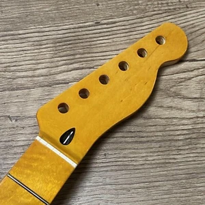 22 Bund E-Gitarrenhals gelb Kanada Ahorn für Fender Tele Telecaster - Bild 1 von 6