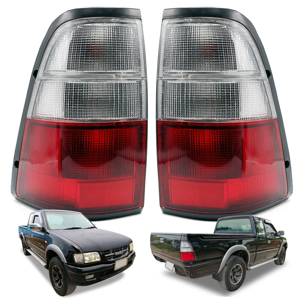 Rh+Lh Tail Lmap wih Bulbs Red For Isuzu TFR TF Dragon Eyes Rodeo 1997 - 2003 Foto 1 de 4