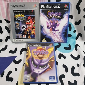 Ps2 Crash bandicoot ira de corteza Spyro dragón entrar libélula nuevo comienzo - Imagen 1 de 10