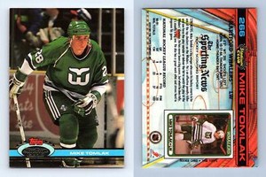 Mike Tomlak - Whalers #266 Stadium Club 1991 Hockey Trading Card