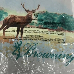 Women's Browning Medium BG Gray Deer Scape Fall Shirt New With Tags NWT - Picture 1 of 4
