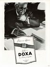 Original Vintage Doxa Watch MCM Mens Fashion Art Print Ad 1940s