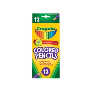 Crayola 12 lápices de colores preafilados largos - Imagen 1 de 1