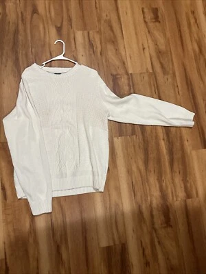 Suéter Ben Sherman Cuello Redondo Para Hombre X-Grande Original Tejido con Cable 100% Algodón Foto 1 de 4