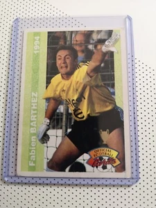 Fabien Barthez OM Panini  Official Football Cards 1994 #28 - Imagen 1 de 4