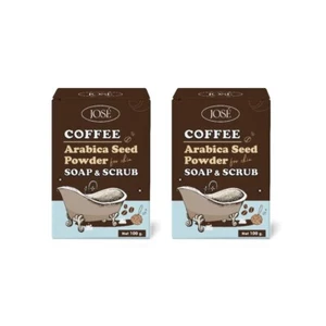 2x Jose Coffee Arabica Seed Powder Soap Scrub Brightening Smooth Skin 100 g - Picture 1 of 6