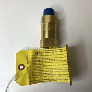 Válvula de retención de seguridad Dixon SCVJ6 - 3/4" NPT y tamaño de manguera - corte 132-148 - Imagen 1 de 5
