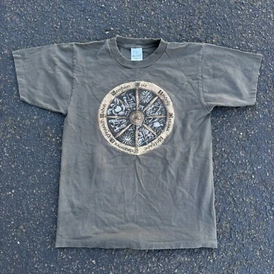 Camiseta Gráfica Bruja Wicca De Colección Salem Massachusetts Mediana Hecha en EE. UU. Individual Foto 1 de 4