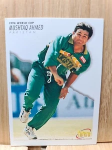 MUSHTAQ AHMED🏆#13 Futera World Cup PAKISTAN Cricket Card🏆FREE POST - Picture 1 of 2
