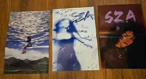 Set of 3 SZA Poster Board Music Album HD Cover Art Posters Appx 18" x 12" SOS - Picture 1 of 2