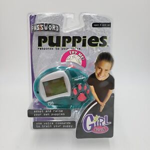 Password Puppies Girl Tech Pet Puppies Electronic Voice Toy Vintage 2000 Radica