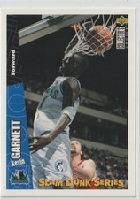1995-96 Upper Deck Collectors Choice Kevin Garnett RC Slam Dunk Series 21/40