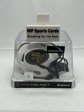 Riddell Lunar Eclipse Alternate San Francisco 49ers Mini Helmet Free Shipping! Cover