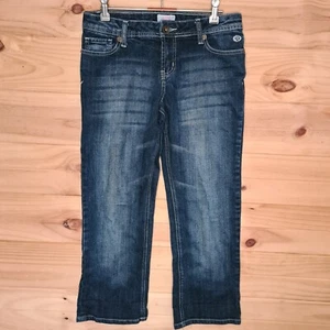 Piping Hot 3/4 Jean Jorts Women's Size 10 Retro Y2k  - Bild 1 von 7