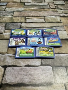 Lot Of 8 Leapster Leap Frog Game Cartridges Thomas Toy Story Cars Bratz - Picture 1 of 3