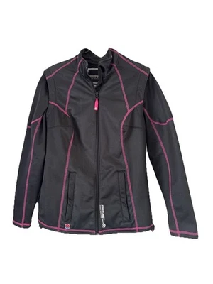 Freeze Out Protección Térmica Cálida Exterior Moto Chaqueta Negro Rosa M Foto 1 de 4
