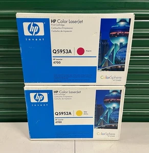 Cartuchos de tóner originales HP 643A Q5952A Q5953A nuevas cajas selladas - Imagen 1 de 2