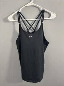 Nike Black Tank Top Medium - Picture 1 of 4