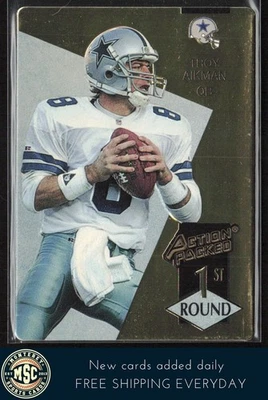 Troy Aikman 1993 Action Packed Rookie/Update Prototypes #RU1 Dallas Cowboys - Image 1 of 2