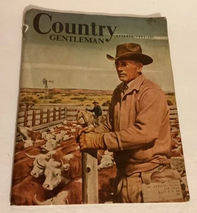 Country Gentleman Magazine Oct 1953 Ads Camel Jello Browning Lucky Strike Ford - Picture 1 of 24