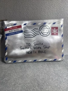 Celebrate Shop Postkarte Handtasche Santa’s Workshop Wristlet Silber - Bild 1 von 7